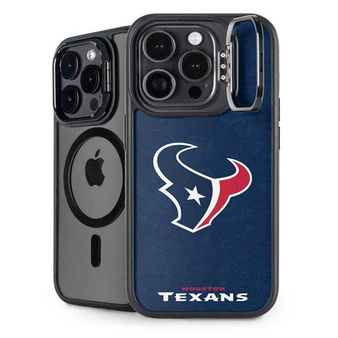 NFL Houston Texans Distressed iPhone 13 Pro Kickstand Case